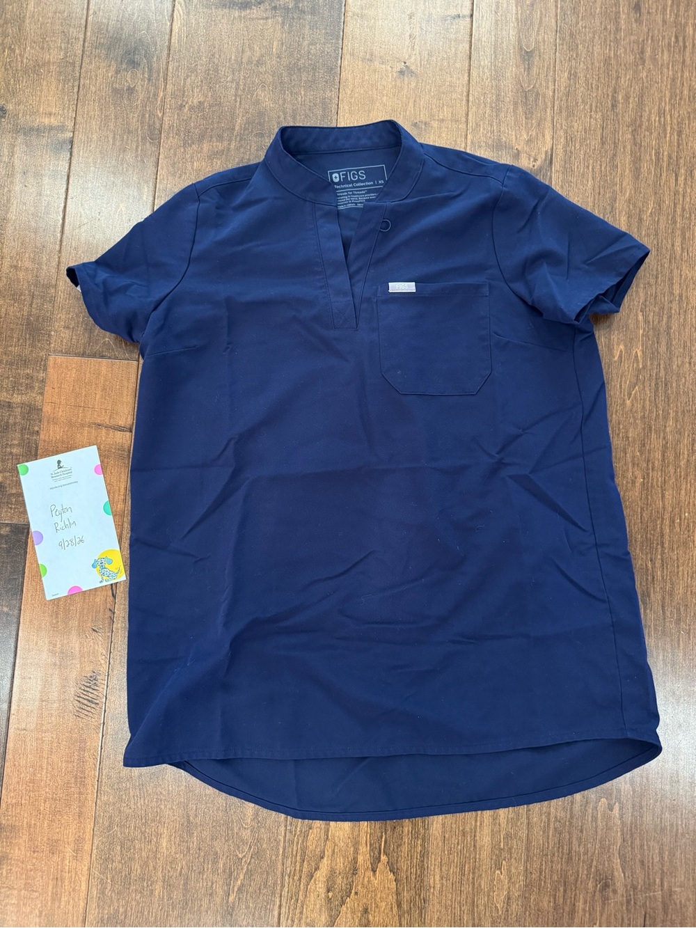 FIGS MATERNITY NAVY SCRUB SET XS/S PETITE